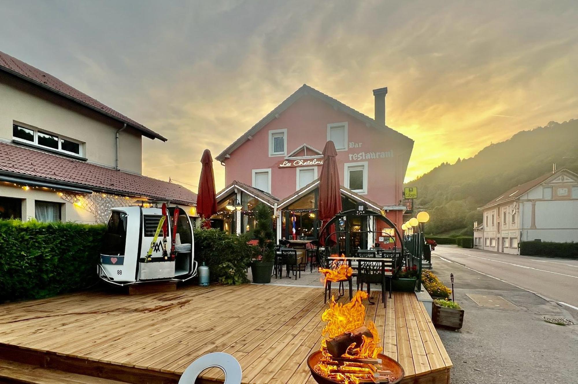 Logis Hotel, Chalets Et Restaurant Les Chatelmines La Bresse Dış mekan fotoğraf